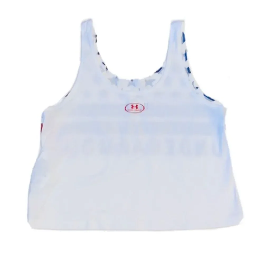 Girls Under Armour crop tank top size YM
